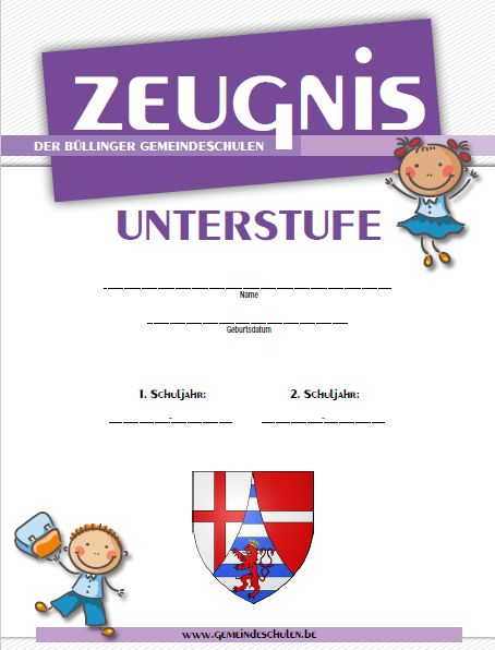9. Zeugnis Gemeindeschulen